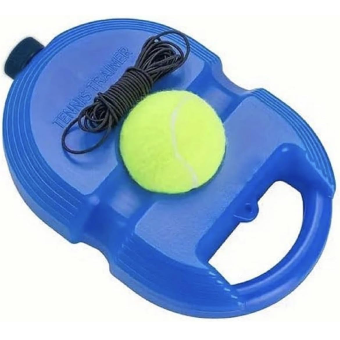 Camin Tennis Trainer Rebound Ball with String, Solo Tennis Practice Ball, Cricket Trainer Ball with Rope, Fill Sand or Water, Multicolor (No Racket Included)