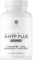 Vista 1 de 200 mg 5-HTP Elite con extracto de raíz de kava, magnesio y SAM-e para mantener un sueño normal y saludable y crear una sensación de bienestar