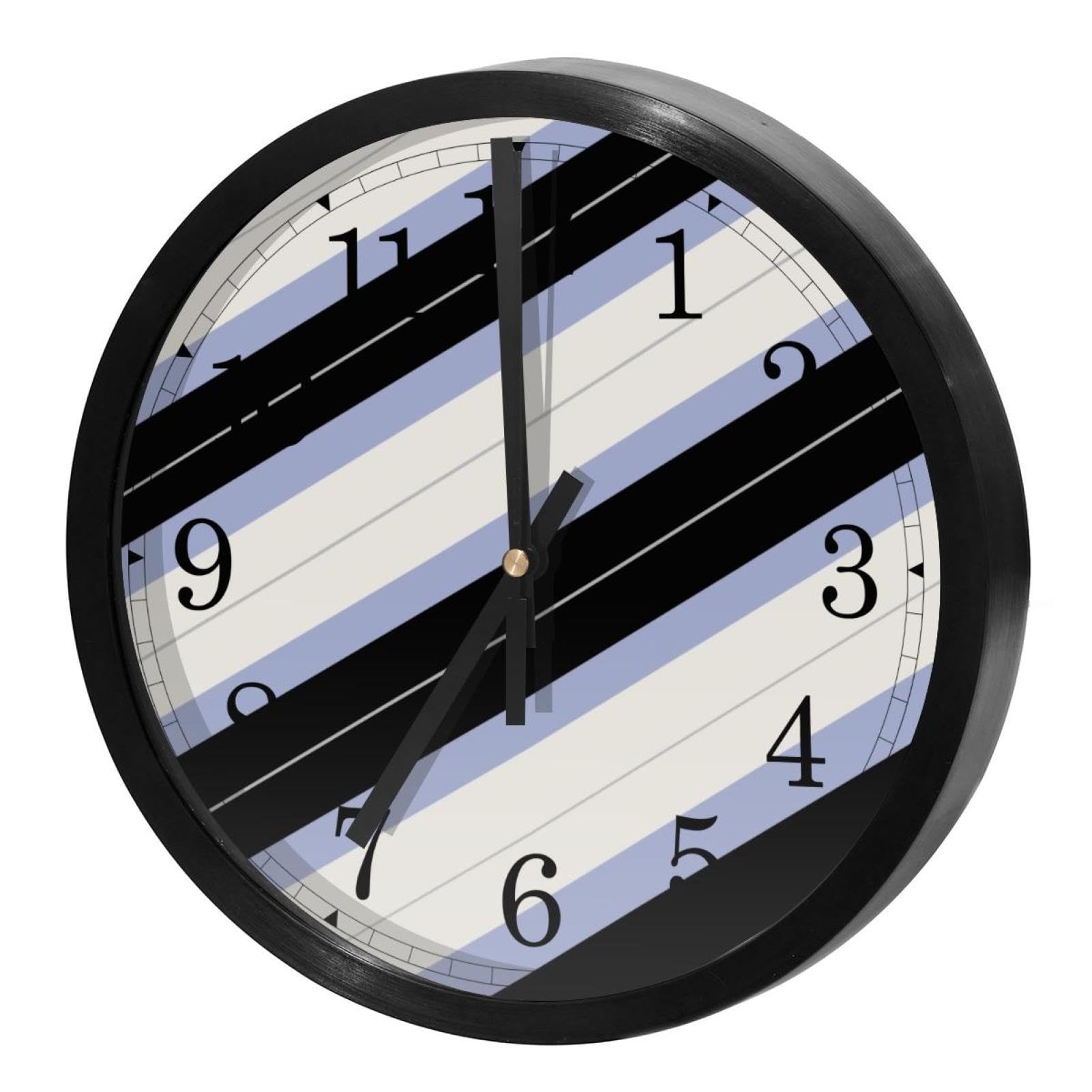 Horloge murale à quartz silencieuse sans tic-tac à piles pour école et maison