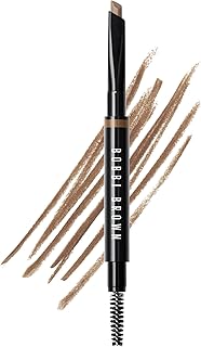 Bobbi Brown Long-Wear Brow Pencil | Long-Wearing, Waterproof Eyebrow Pencil | Dual-Ended Slanted Tip with Spoolie | No Sharpening Needed | Now Refillable