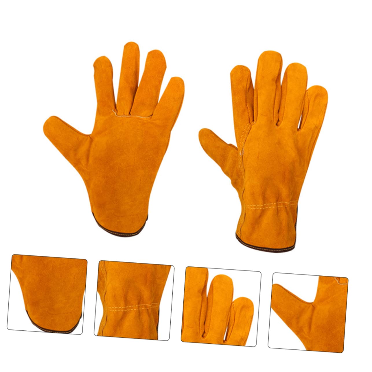 Housoutil Multipurpose Insulated Welding Gloves Xxl Heat Resistant Wear Resistant Protective for Work