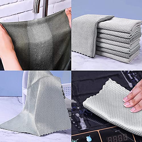 HIQE-FL Squame di Pesce Panni,Panno di Pulizia,15