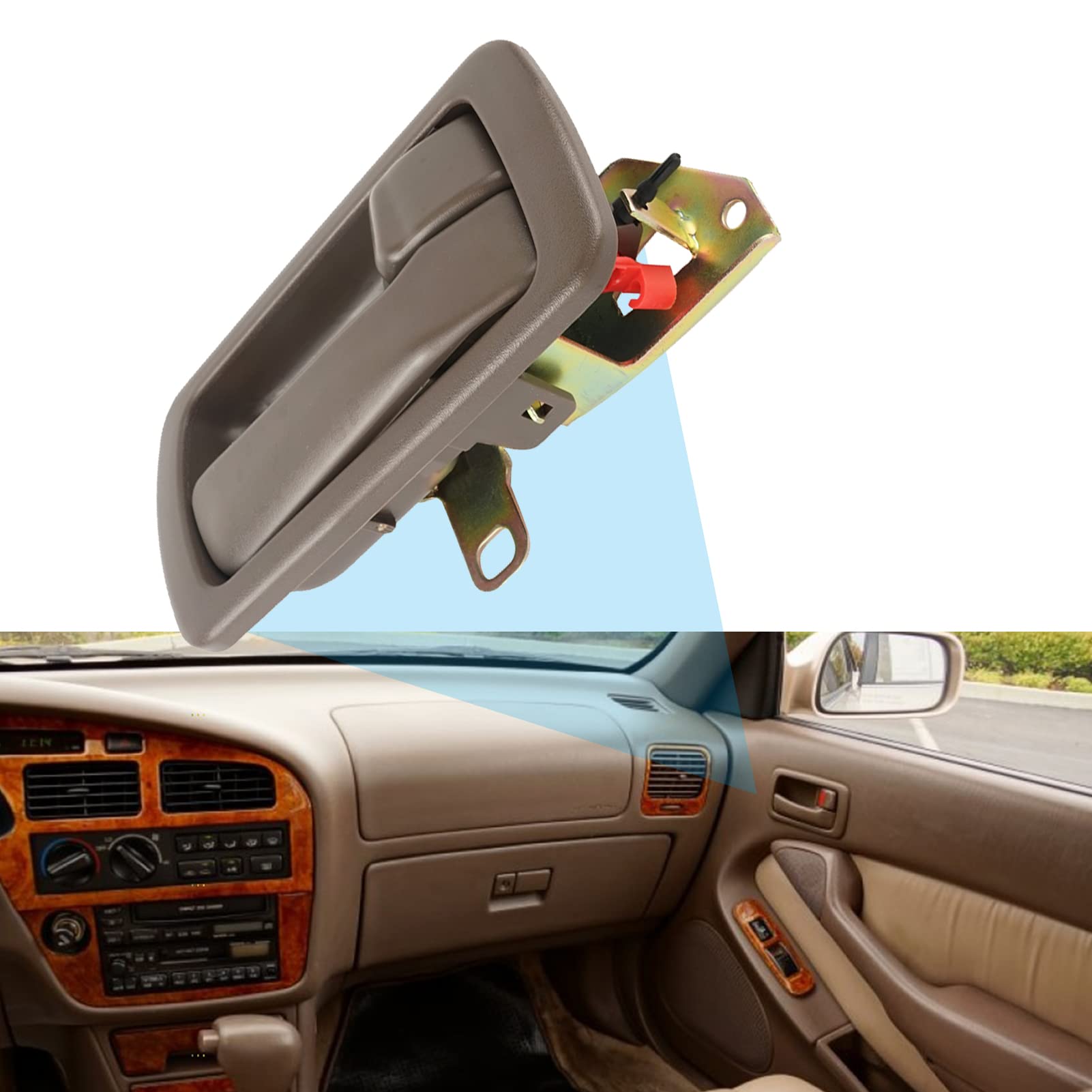 Amazon | 内装&外装ドアハンドル フロントリアセット カムリ 1992 1993