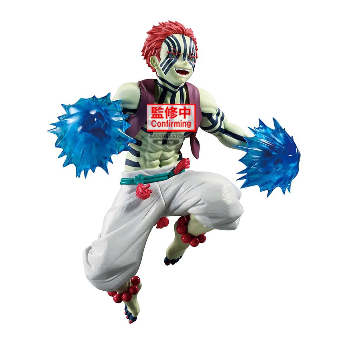 Banpresto Akaza Demon Slayer Action Figure Kimetsu No Yaiba, Vibration Stars Plus 16 cm, BP29608P Multicolore, Figura da collezione, ideale per i fan degli Anime