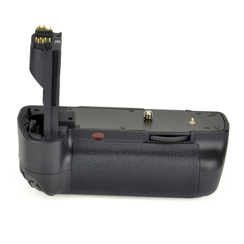 DSTE Telecomando Verticale Batteria Presa per Canon EOS 5D Mark II 5D2 DSLR Fotocamera come BG-E6