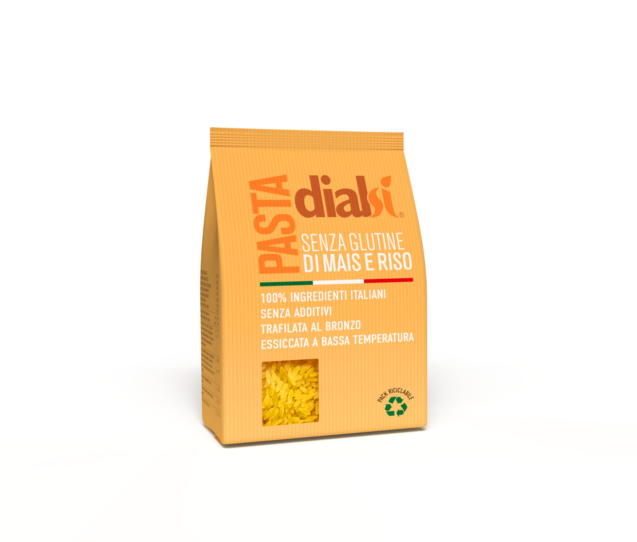 Risoni pasta sin gluten maíz arroz trefilada al bronce 100% italianos 300 g