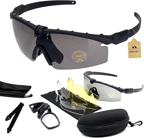 Miniatura 1 de ToopMount Gafas deportivas antiniebla con 3 lentes intercambiables