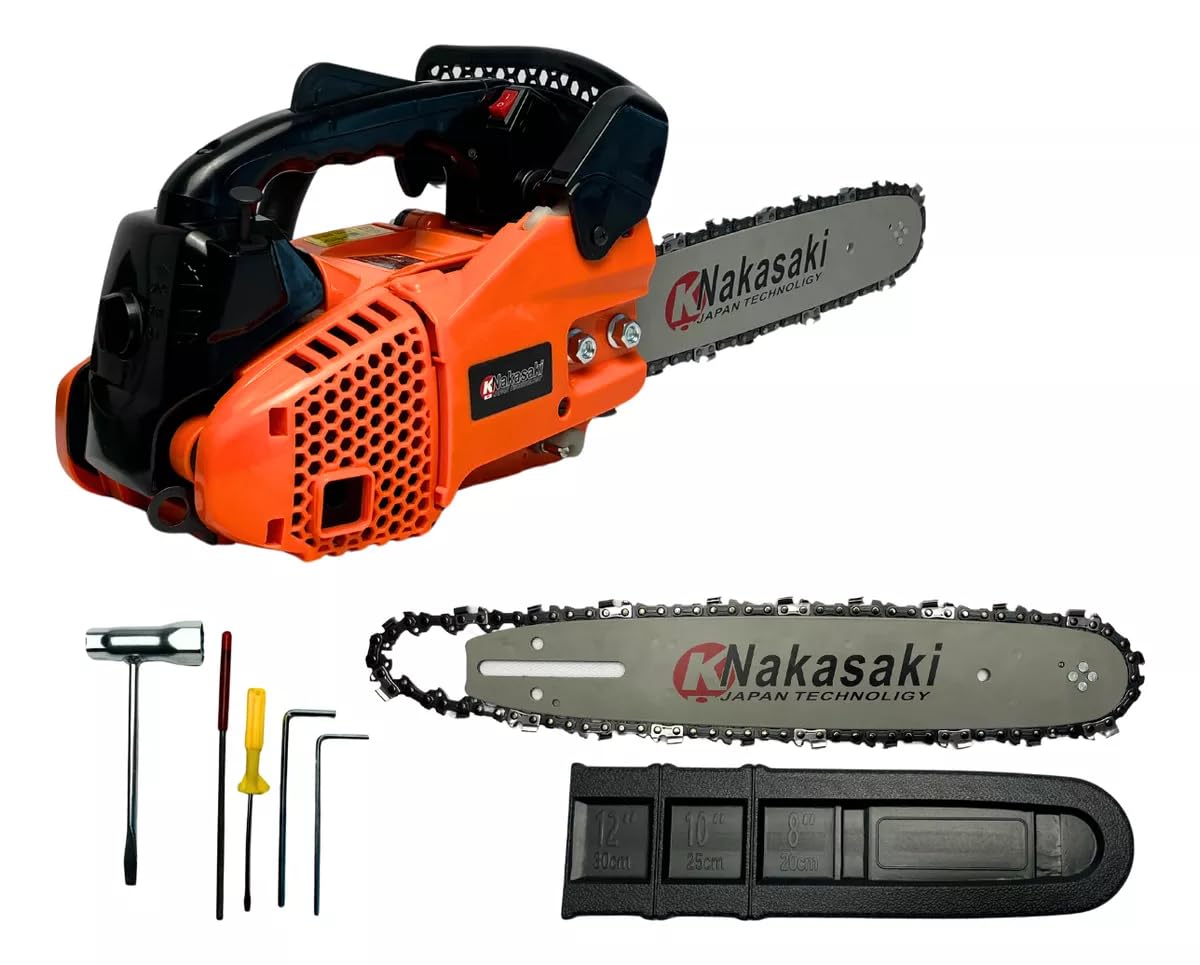 Motosserra Nakasaki 38cc 3.0HP com Sabre 30cm Lubrificação