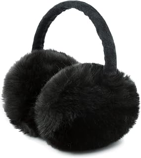 Winter Ear Warmers Women Warm Earmuffs Adjustable Girl Ear Covers Furry Soft Ear Muffs for Cold Weather