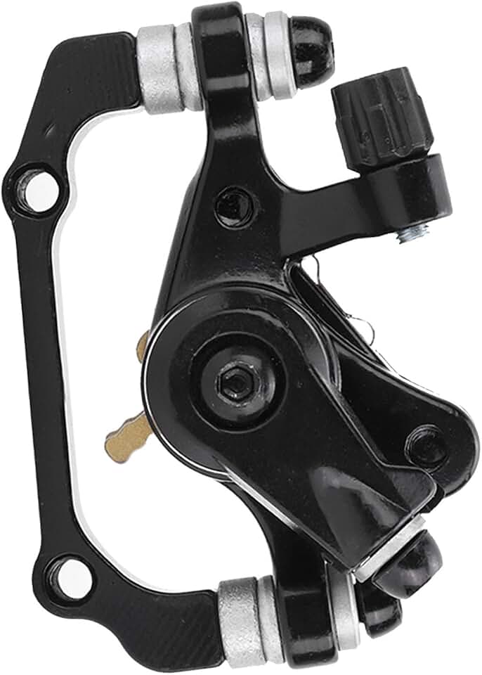 Pinças de Freio a Disco Mecânico para Bicicleta Elétrica Universal, Dianteira e Traseira, Alumínio Preto, B77 F160 R140 F180 R160 8.2x5.5 Cm 196 G (Freio a disco traseiro (F180