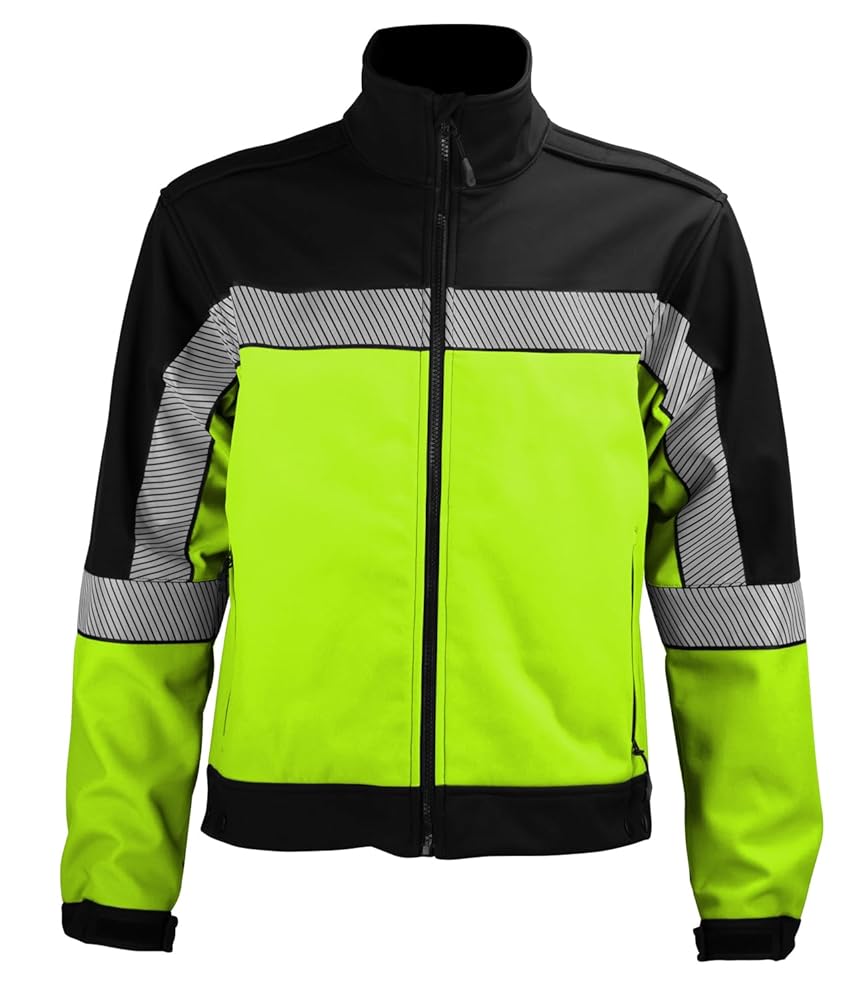 Sinatra Uniform High Visibility Softshell Jacket (Lime Green