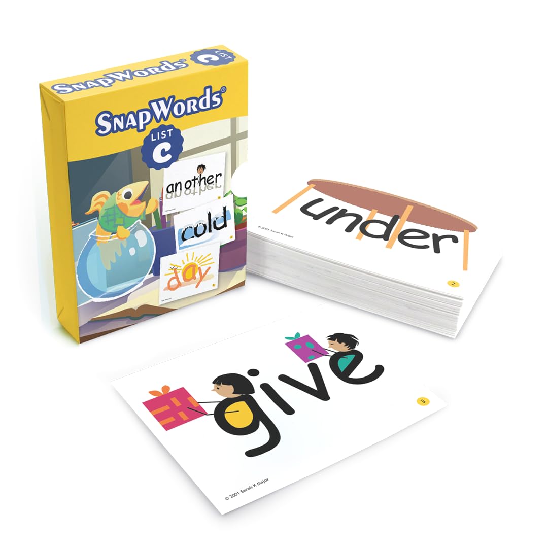 Amazon.com: SnapWords® List C Teaching Sight Word Cards