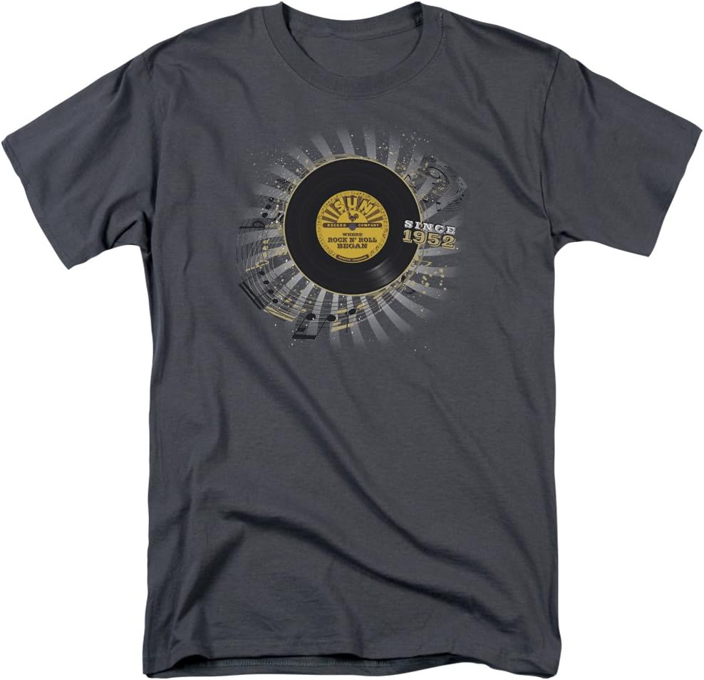 Trevco Mens Sun Records Short Sleeve T-Shirt