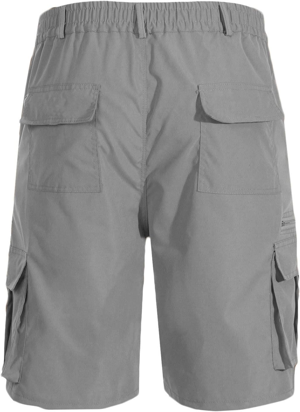Men's Cargo Sweat Shorts Casual Drawstring Elastic Waist Loose Athletic Workout Gym Jogger Shorts with Pockets