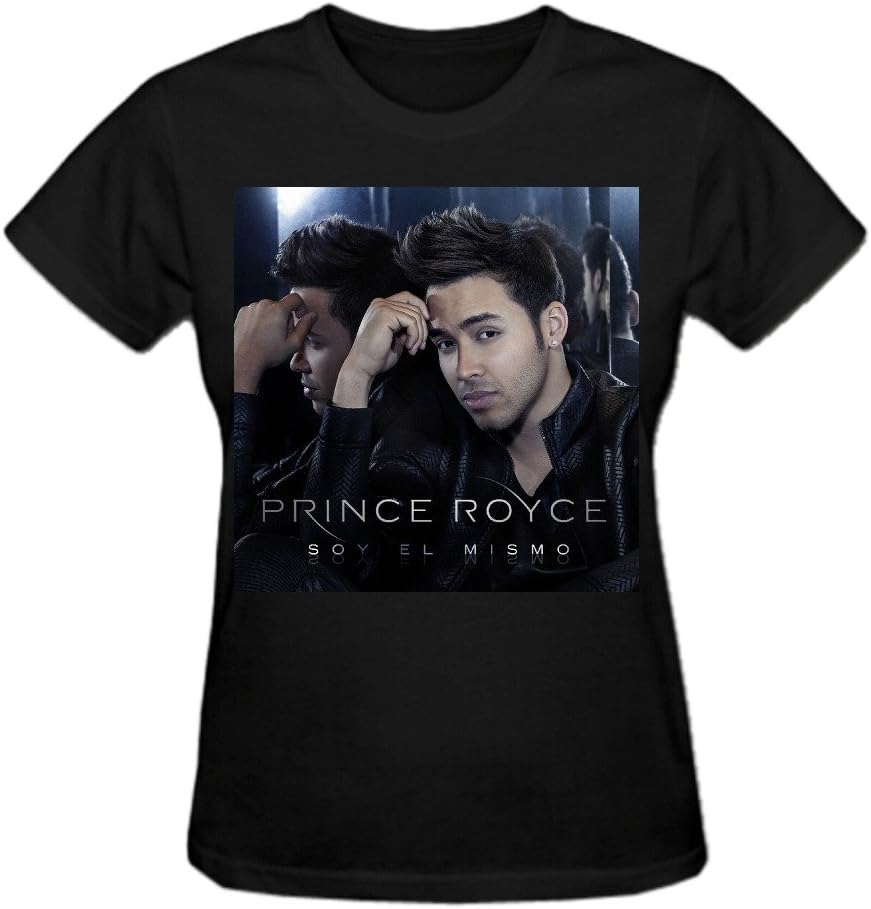 Prince Royce Soy El Mismo Womens T Shirts with Designs O-Neck Black