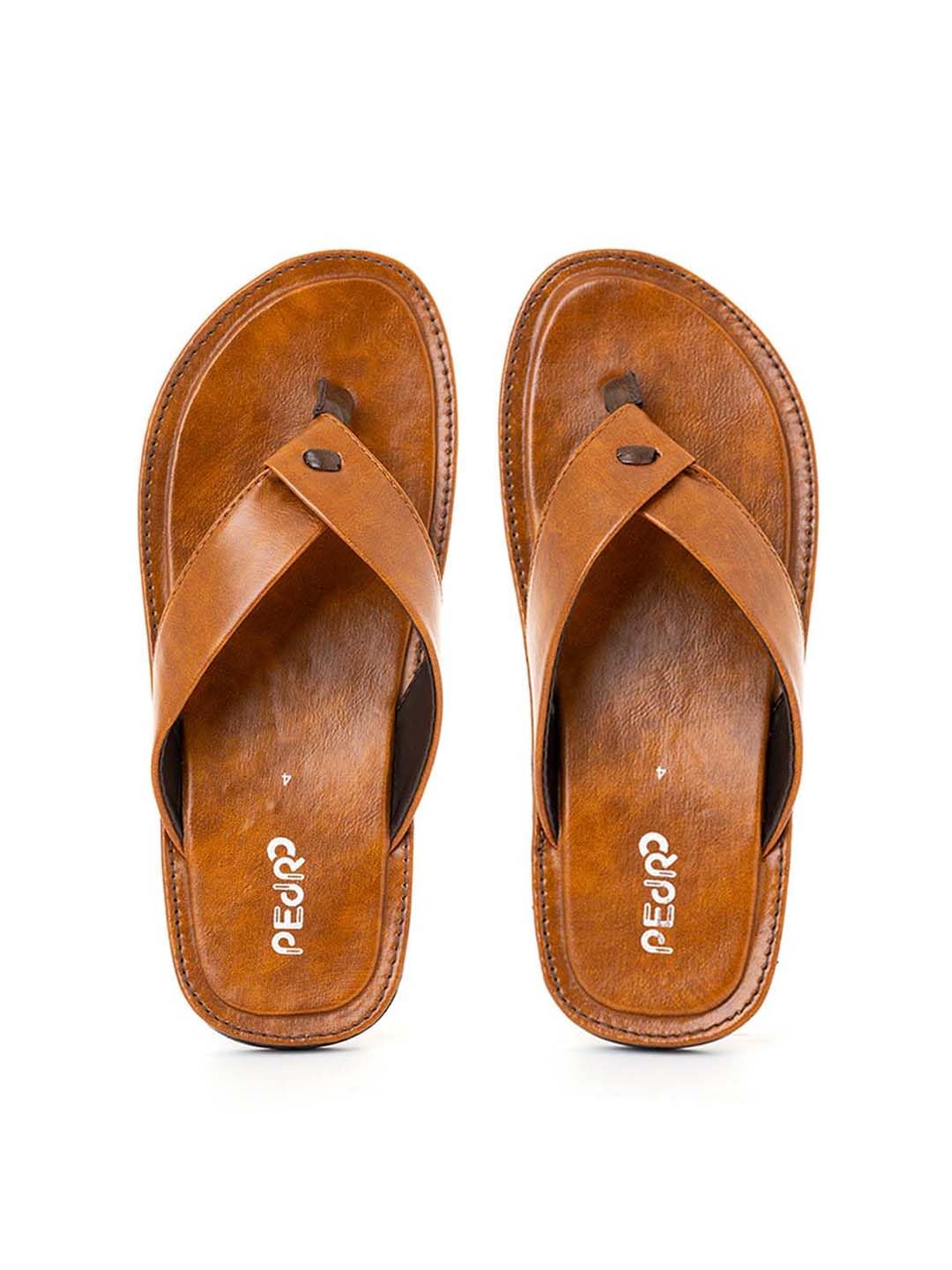 Khadims Pedro Tan Casual Flip Flops for Boys - 8-13 yrs (5240713) (B0B6D5ZTZB) Amazon Price History, Amazon Price Tracker