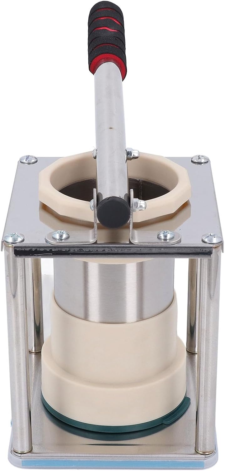 Sausage Stuffer, Vertical Aluminum Alloy Manual Sausage Maker with 4 Stuffing Tubes and Large Diameter Design, Filling Machine for Home Kitchen Restaurant Commercial Use