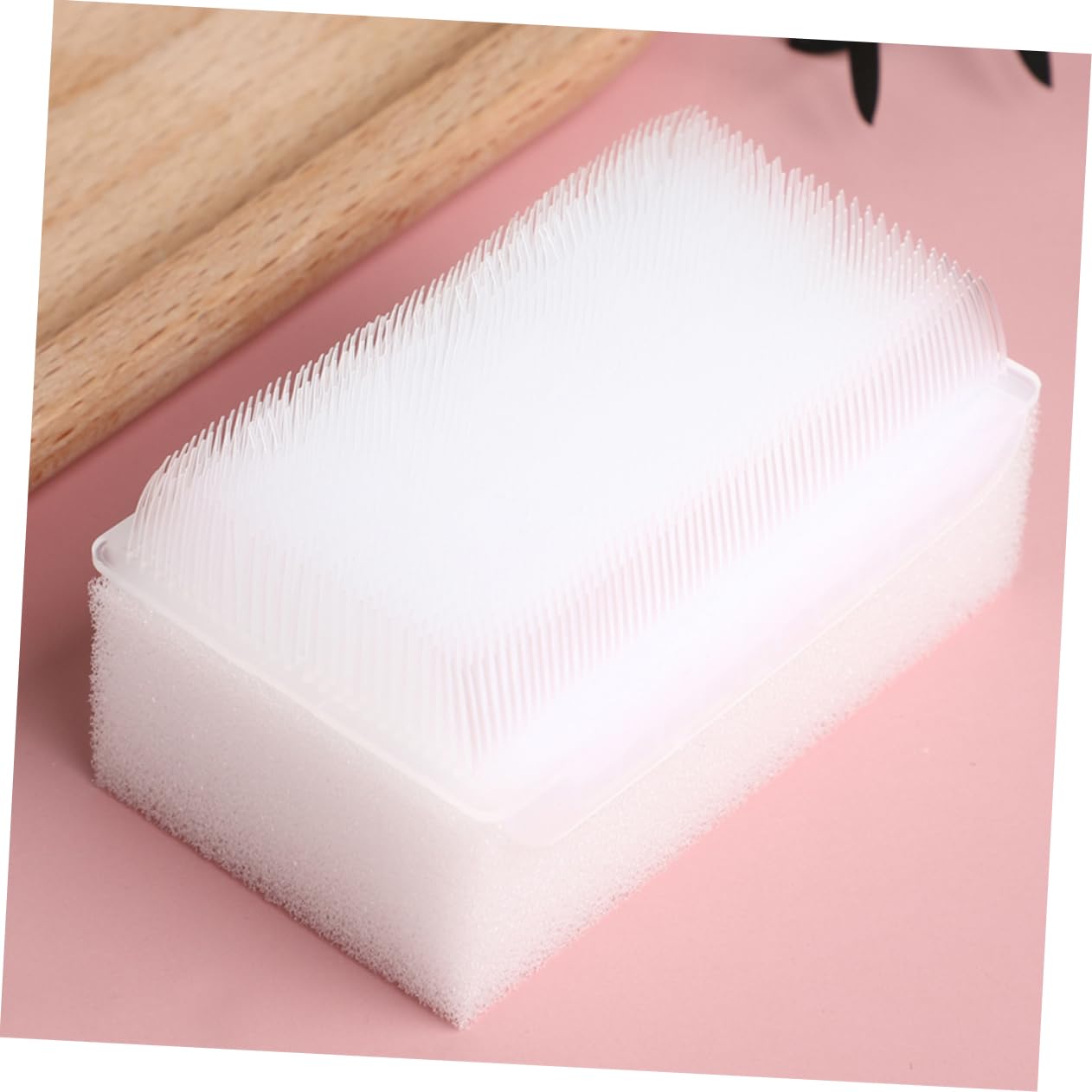PartyKindom Set 6 Pezzi Spugne Bagno Morbide per Ragazzo Ragazza, Spazzole Sensoriali Facili da Impugnare e Pulire, per Ragazzo Ragazza e Uso Domestico Bianco