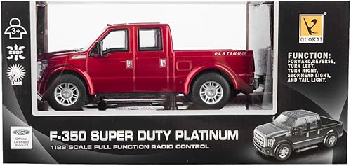 Miniatura 7 de Liberty Imports RC Ford F-350 Super Duty - Camión de juguete con licencia oficial, función completa, radio RC, automóvil a control remoto genuino a