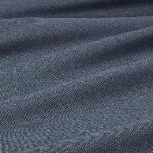 Image of Amazon Basics 100% Blackout Curtains with Grommets, 52 x 84 Inches, Navy, 2 Panels (Pack of 2)