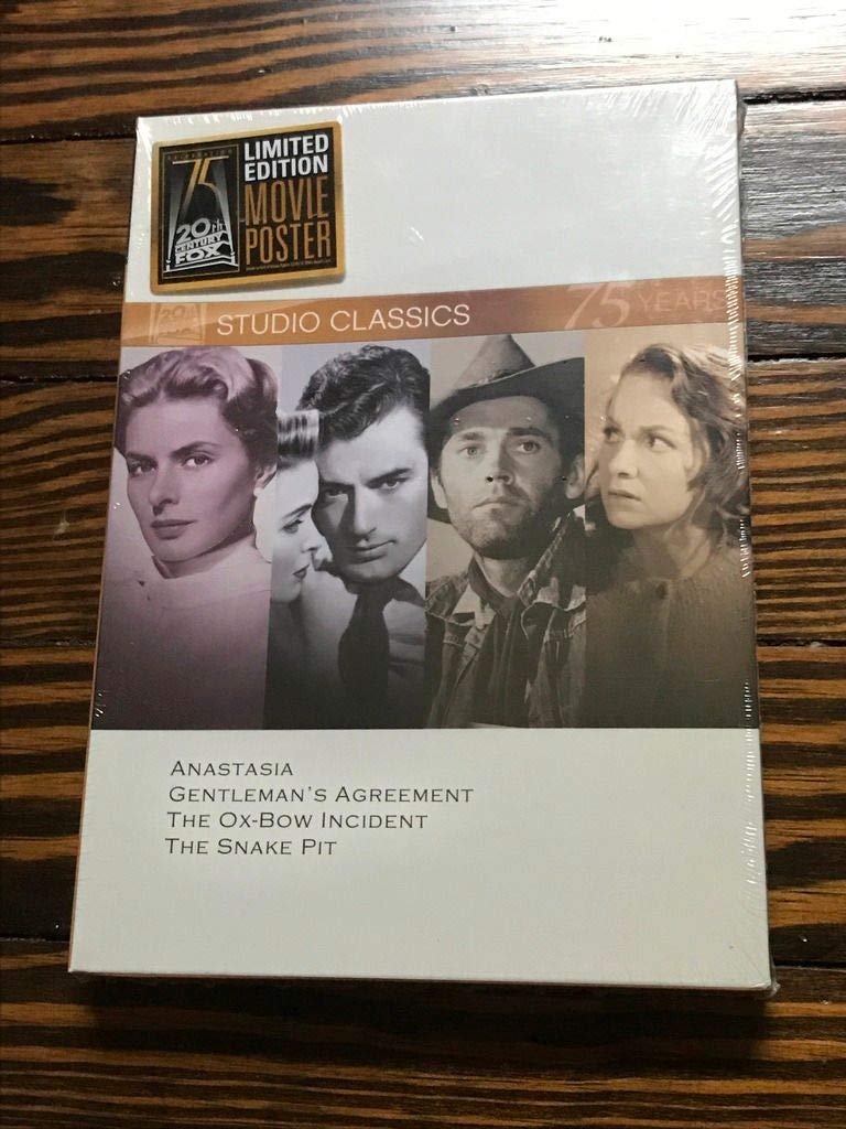 Classic Quad Set 7: (Anastasia / Gentleman's Agreement / The Ox-Bow Incident / The Snake Pit)