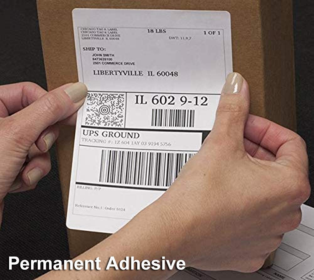 Fanfold 4" X 6" Direct Thermal Labels, 4 Stacks, 2000 Labels Per Stack - Foto 14