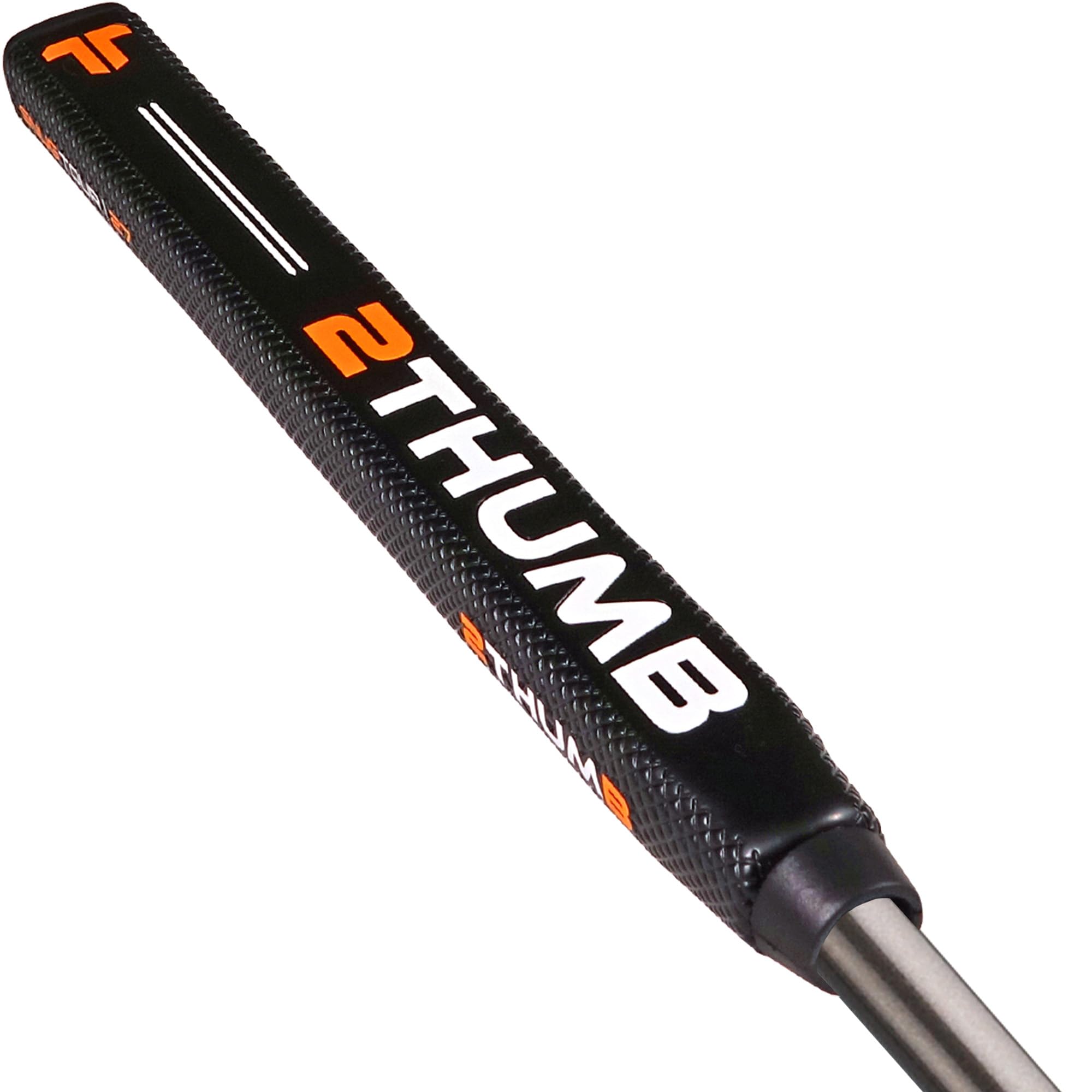 2 Thumb SNUG TOUR 27 Golf Putter Grip | Textured & Cushioned Grip | Lightweight & Comfortable | W-27mm x D-24mm - Black