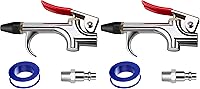 Vista 11 de Juego de 13 piezas de pistola de soplado con boquilla de aire de conexión de 2 vías, kit de boquillas de aire con conexión rápida estándar de 1/4
