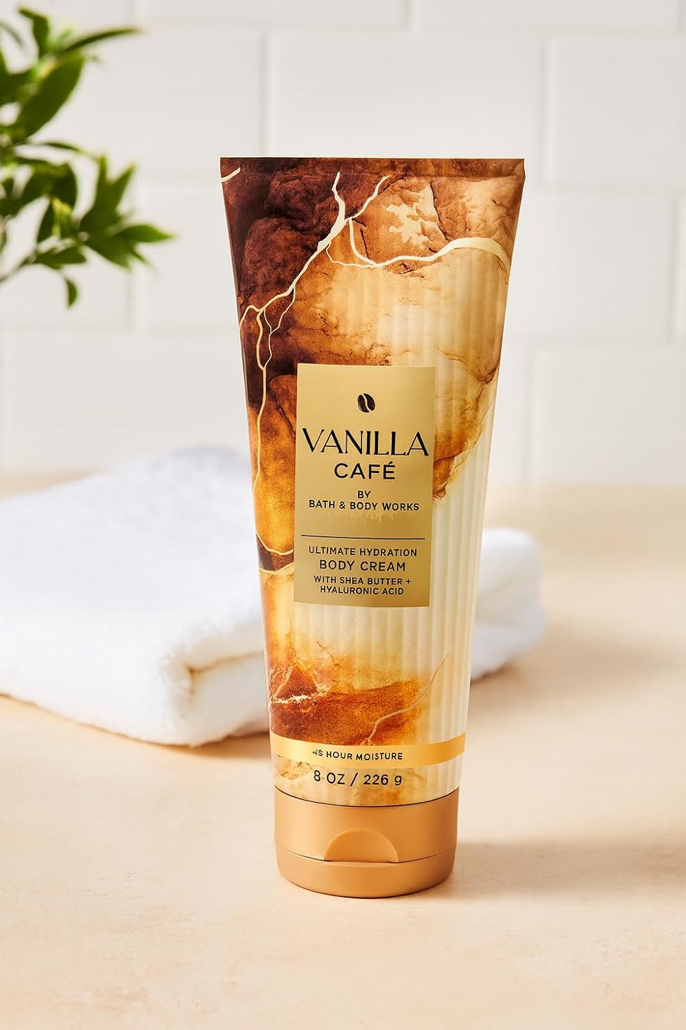 Bath & Body Works Vanilla Café Ultimate Hydration Body Cream – 3 Pack, 8 oz Each | Shea Butter, Cocoa Butter & Hyaluronic Acid