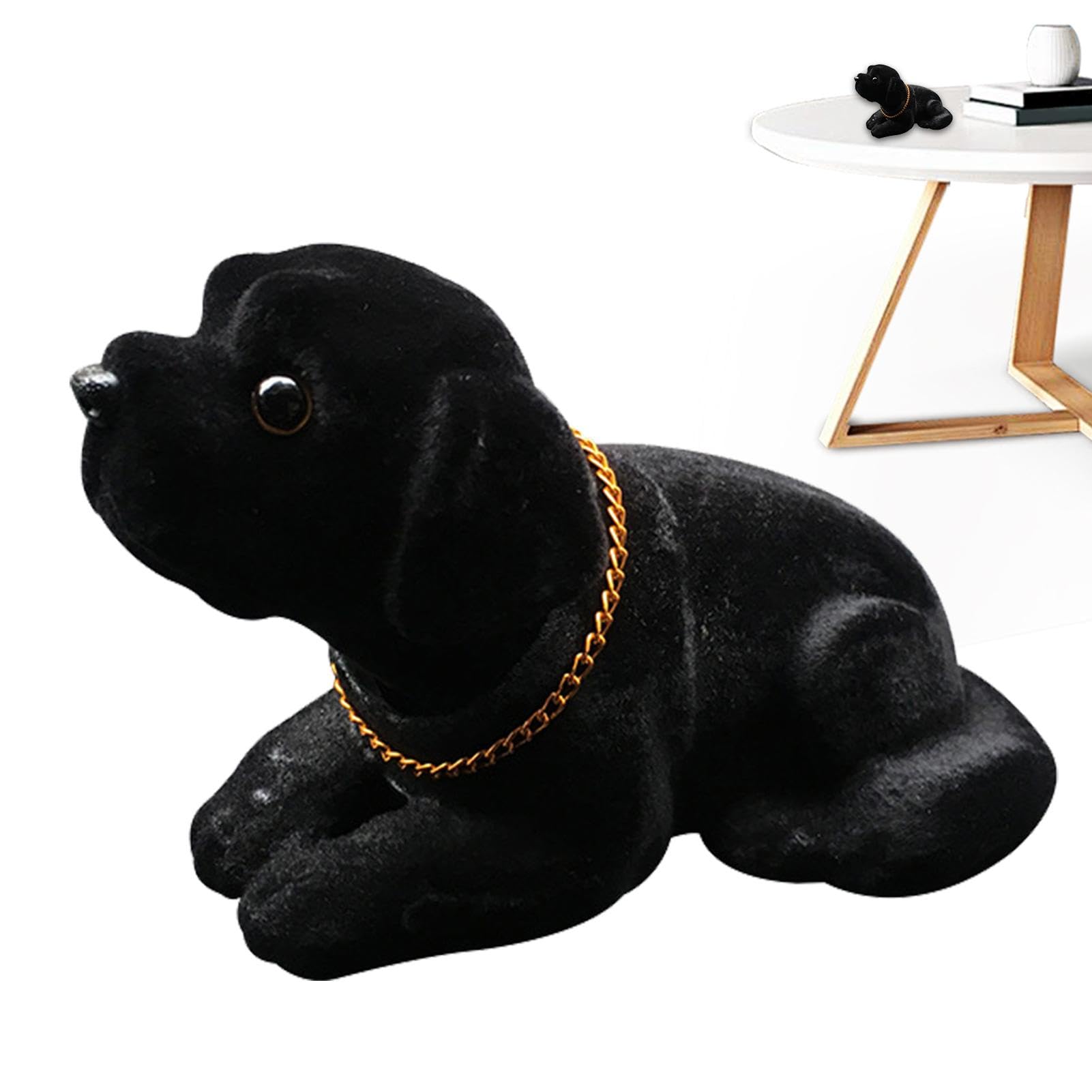 Yianyal Dog Car Dashboard Decorations | Nodding Dog Decoration - Resin Desktop Ornament, Decorative Statue for Vehicle, Desk, Tabletop