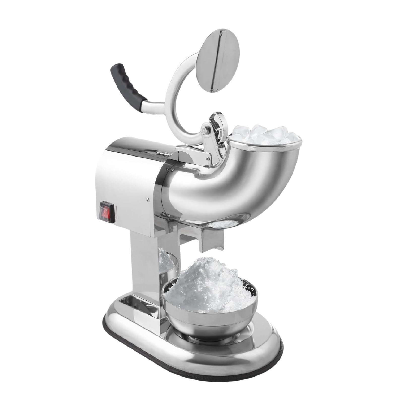 Tritaghiaccio Elettrico | 350W Acciaio Inossidabile | 1420 Giri/min Tritaghiaccio Professionale per Bar e ristoranti