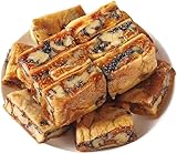 黒胡麻いちじく胡桃パイいちじく干し胡桃仁いちじく胡桃パイ250 g/500 gいちじくパイ果物干しいちじく干し胡桃仁黒胡麻いちじく胡桃パイ新疆特産厚切りレトルト個別包装いちじく干し胡桃仁カジュアルおやつお菓子いちじく黒胡麻中国菓子 (1袋, 無花果夾核桃派250g/袋) image