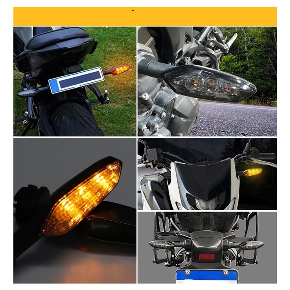 Intermitentes Delanteras y Traseras MT-07 MT-09 luz indicadora de Giro para Yam&aha YZF R6 R1 R3 R7 R9 R15 MT07 MT09 para Tenere 700 para Tracer 700 900 FZ 16 1