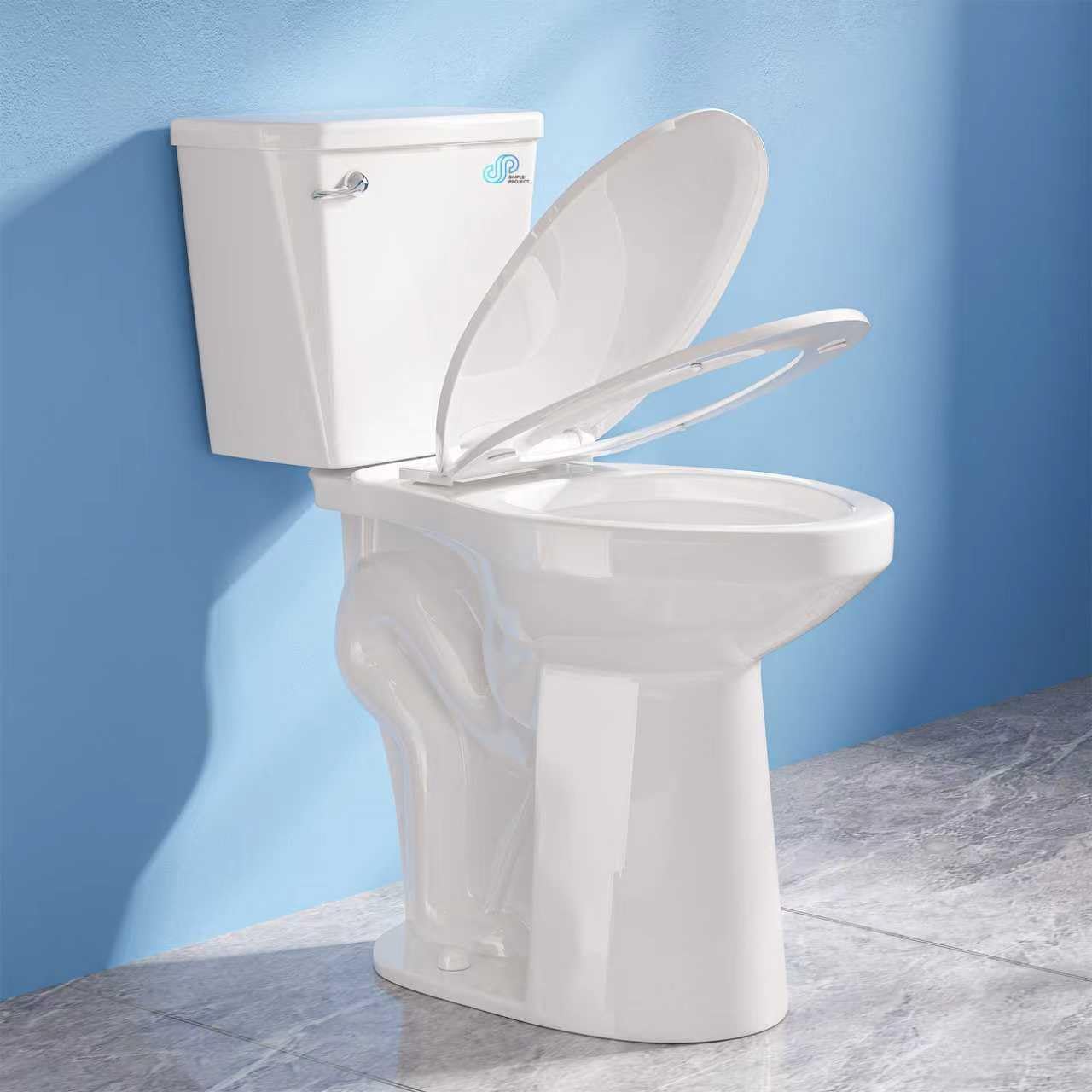 Simple Project 21 Inch High Toilet Elongated With Comfort Chair Seat