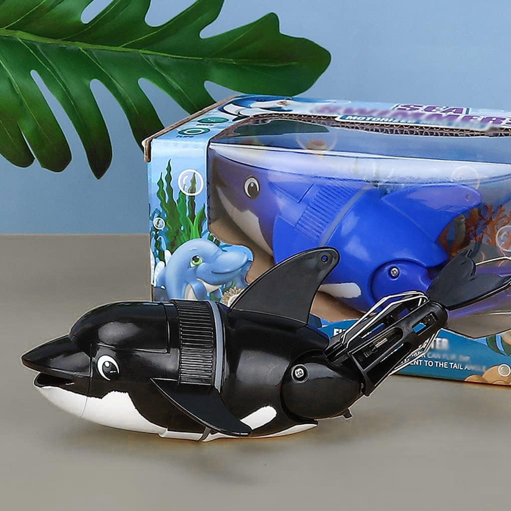 Planet of Toys Electric Rollover Dolphin Fish Bath Toy, Bathtub Rolling Fish Toy Tubmling Dolphin Tub Toy Swimming Dolphin Bathtub Toy Simulated Water Toy - Black (B0DF7QRKPL) Amazon Price History, Amazon Price Tracker