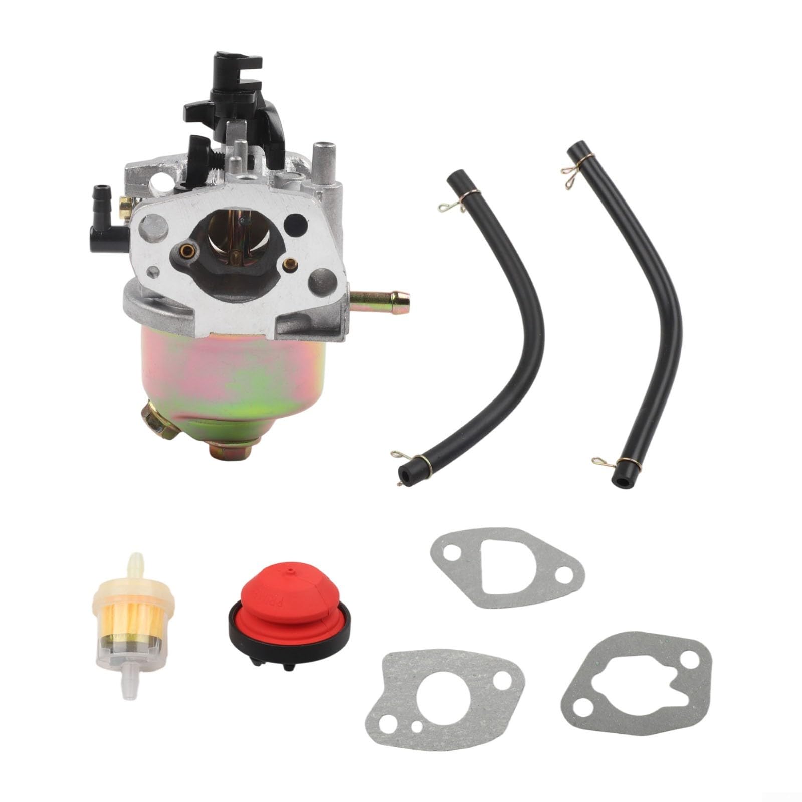 Carburetor for Mountfield For RS100 HP164 HP414 SP164 SP414 M411PD Lawnmowers with 3 Gaskets 1 Fuel Filter 2 Gasline Hoses 2 Spring Clamps and 1 Bulb
