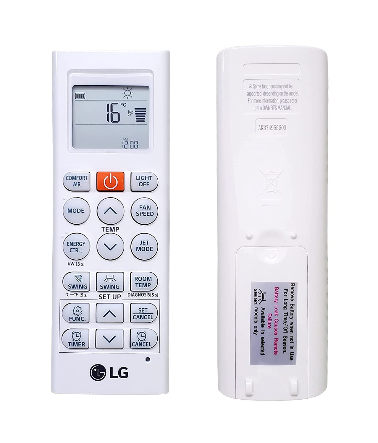 Ac Remote Compatible with LG AC Remote Model no AKB74955603-image-7