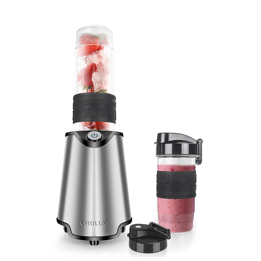 CHULUX Smoothie Blender with BPA-Free Travel Bottles...