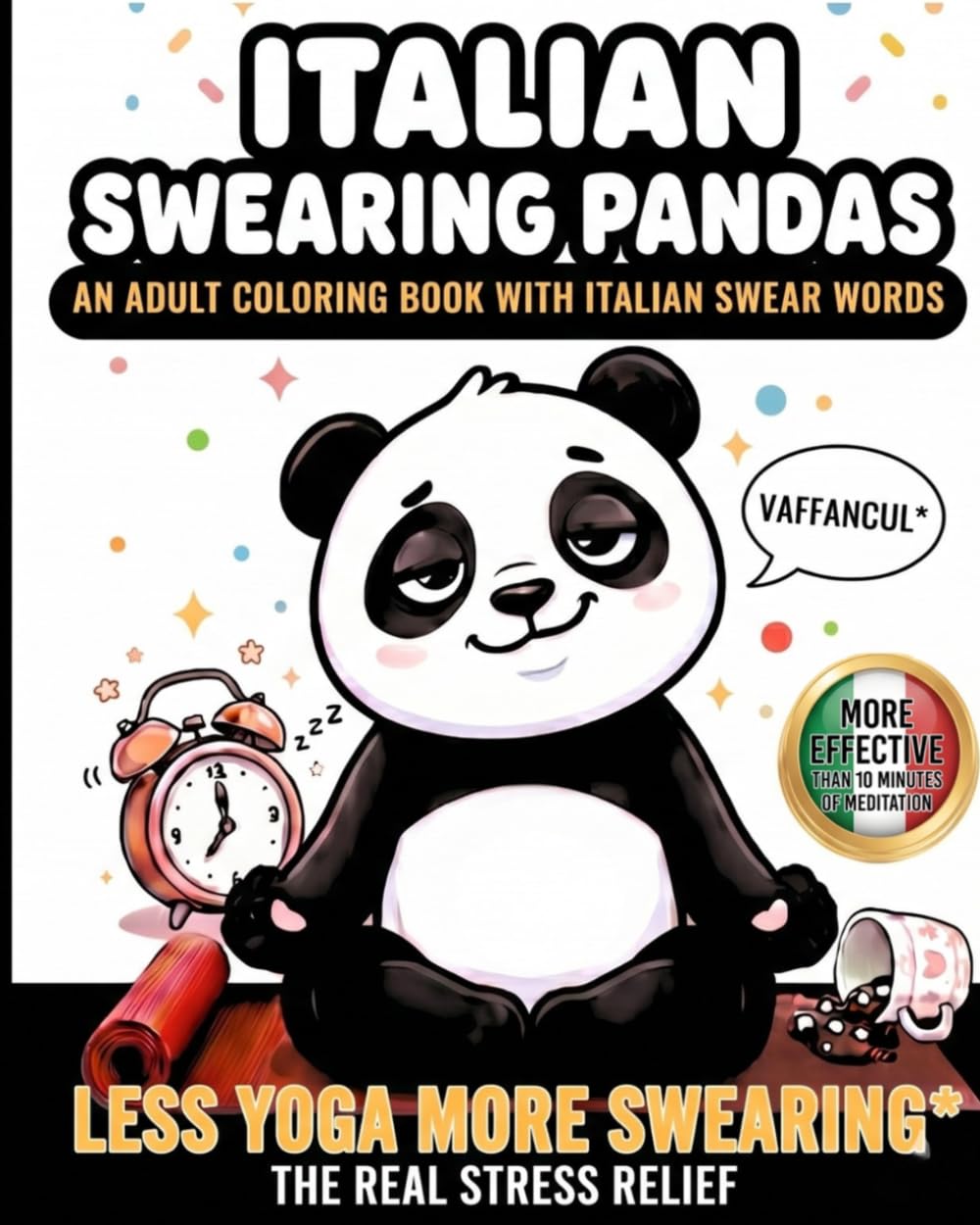 Italian Swearing Pandas: Adult Coloring Book with Authentic Italian Swear Words