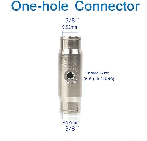 Miniatura 6 de Juego de 20 boquillas de nebulización para sistema de refrigeración con boquillas de nebulización deslizantes de 38 pulgadas, boquillas de
