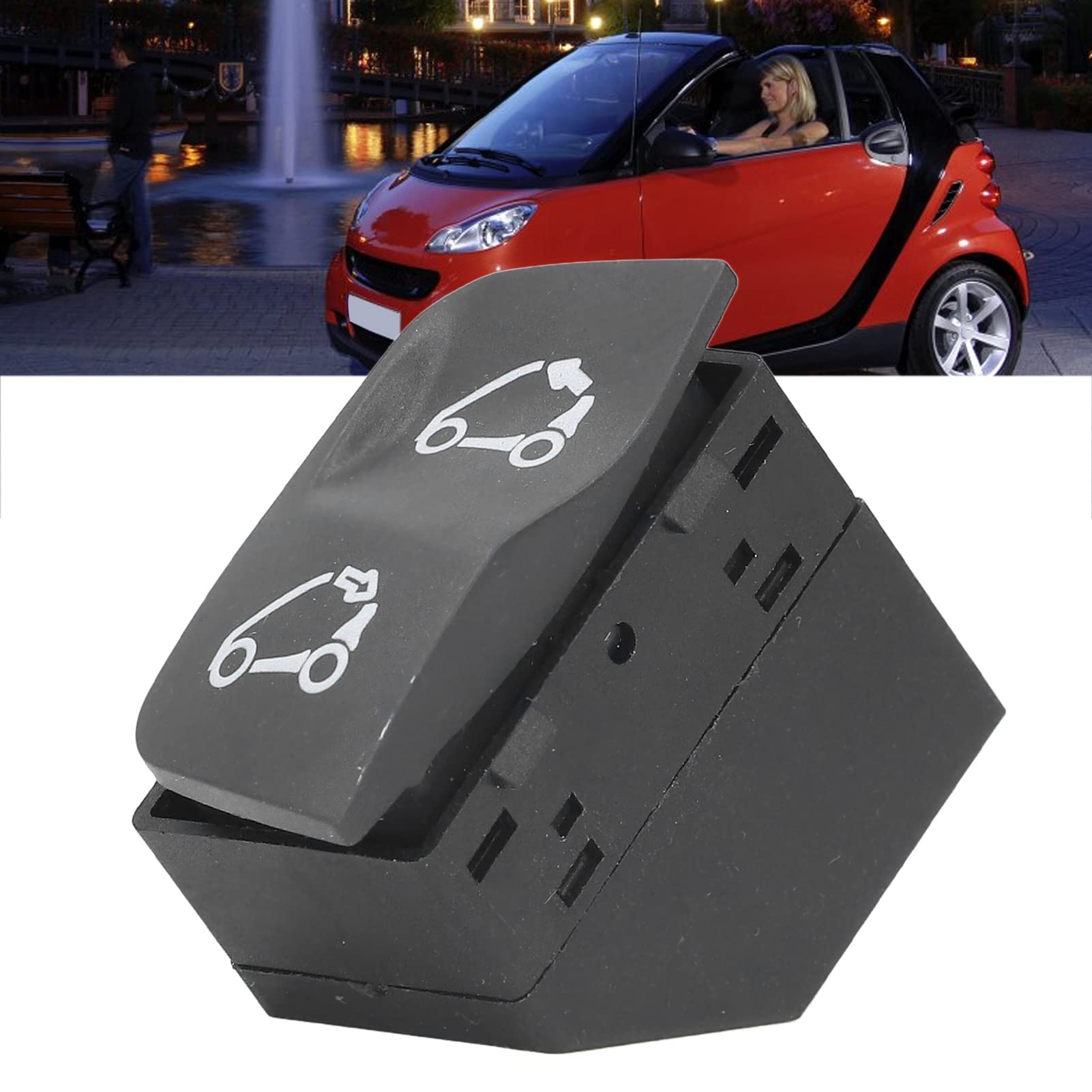 Interruttore Convertibile per Smart Fortwo 451 Cabrio 2007-2015 - Modulo di Controllo Tetto Elettrico ABS di Ricambio (Codice 4518203810) per Apertura/Chiusura Tetto
