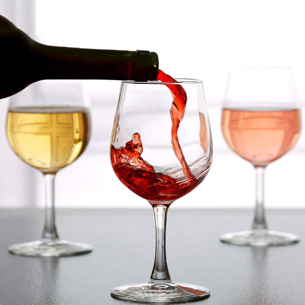 Vino Birra Glasswhite Champagne Vetro Mano Vetro Soffiato E Cristallo Tagliato al Laser di Alta qualità Titanio Adatto per Vino Elegante Degustazione