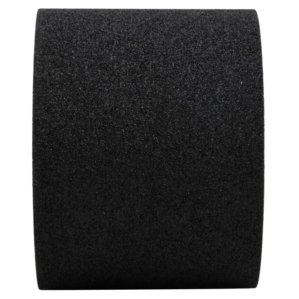 Cinta antideslizante negra 0,1 x 10 m, PVC, resistente a la intemperie, autoadhesiva, antideslizante, para escaleras, azulejos, acero inoxidable, madera, hormigón, versátil, para interior y