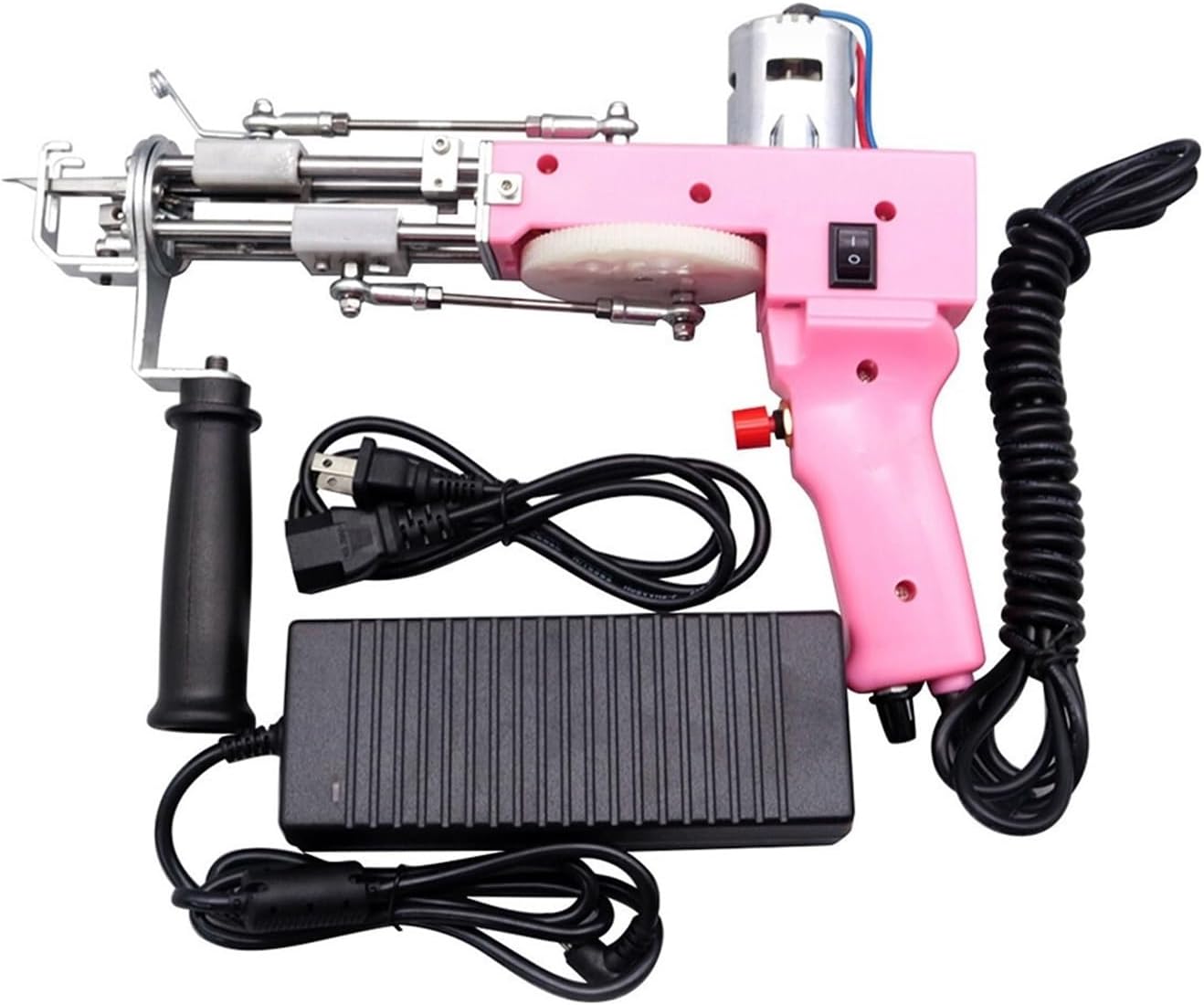GeRRiT Tufting Gun Carpet Cut Loop Pile 2-in-1 Tufting Gun Carpet Weaving Machine Manual Tufted Carpet Weaving Machine Home DIY Tool High Speed Carpet Weaving
