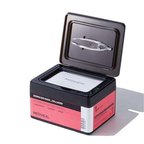 Mediheal The Teatree 365 Máscara de colágeno - Rutina diaria de cuidado de la piel para un cuidado profundo y reconfortante con Teatree