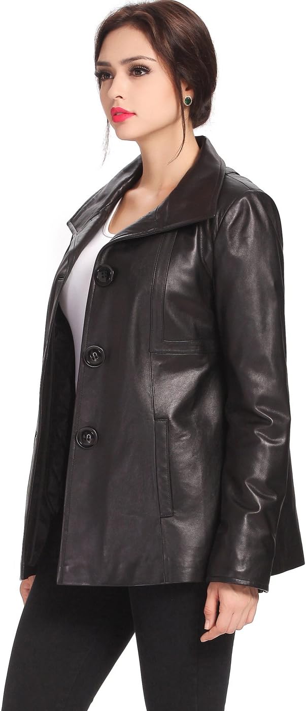 BGSD Women Evelyn Lambskin Leather Jacket (Also available in Plus Size & Petite)