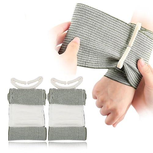 Namvo Primeros Auxilios Herida Vendaje hemostático Israel Vendaje Force Primeros Auxilios Entrenamiento Vendaje Primeros Auxilios al Aire Libre Vendaje Vendaje de Emergencia - Gris