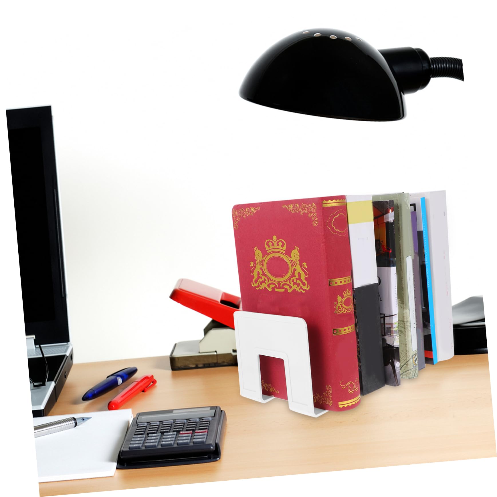 STOBOK 3pezzi Organizzatore Di Libri Da Scrivania Con Scomparti Porta Documenti e File Storage Rack Per Ufficio e Studio Soluzione Pratica Per Mantenere Ordinato Tuo Spazio Di Lavoro
