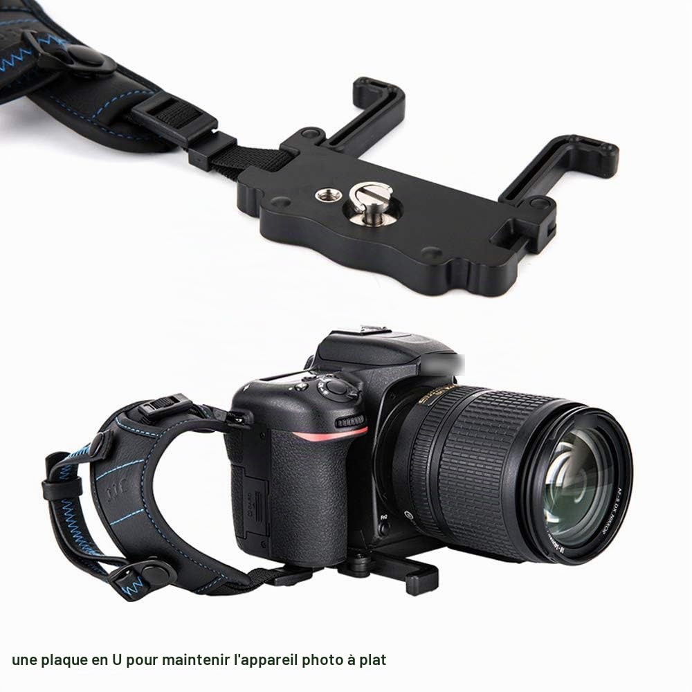 JJC Dragonne avec plaque de type U pour appareil photo reflex numérique Canon, Nikon, Olympus, Sony, Panasonic, Pentax
