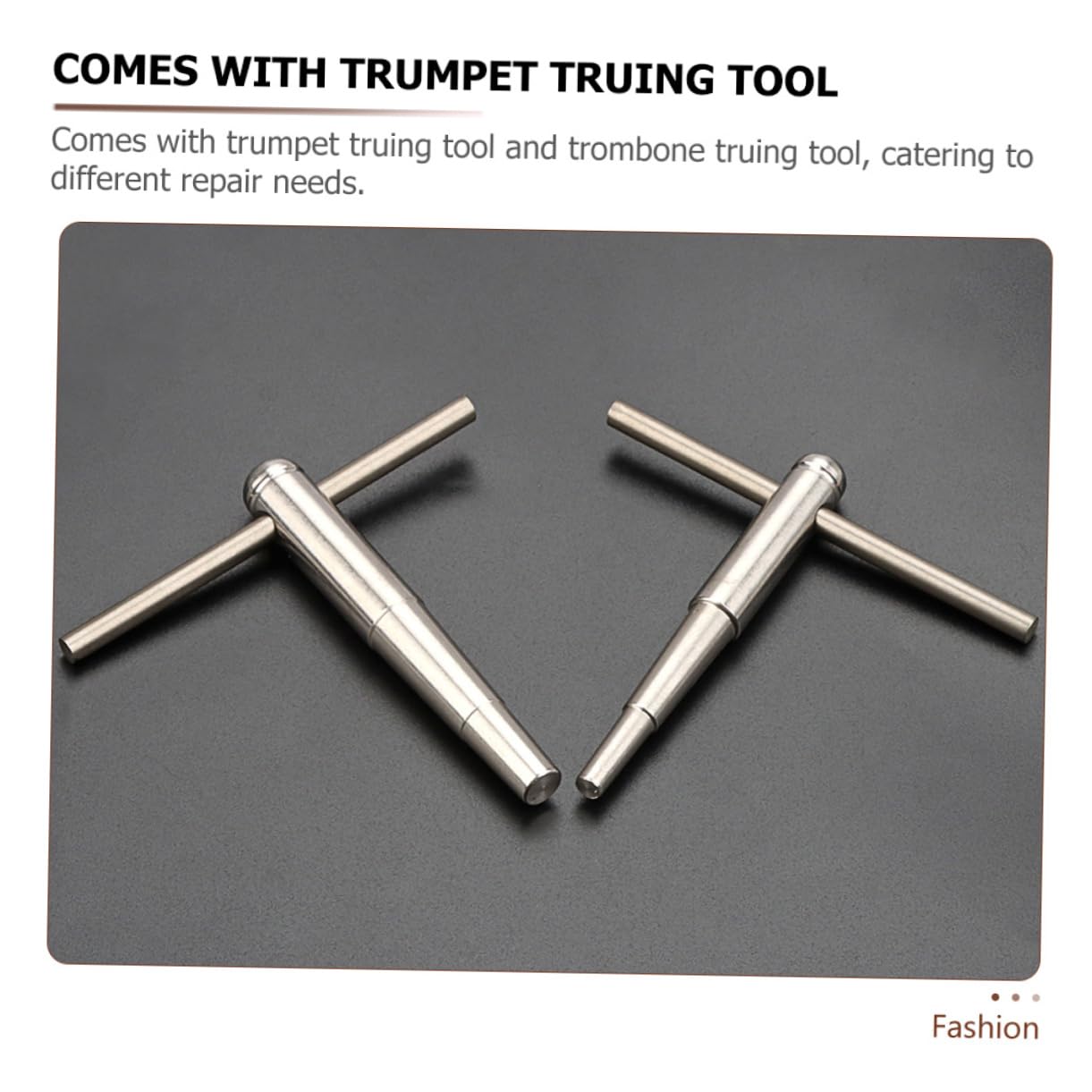 Trompeten Reparaturwerkzeug Satz für Posaune, Metall und Holz, Schwarz